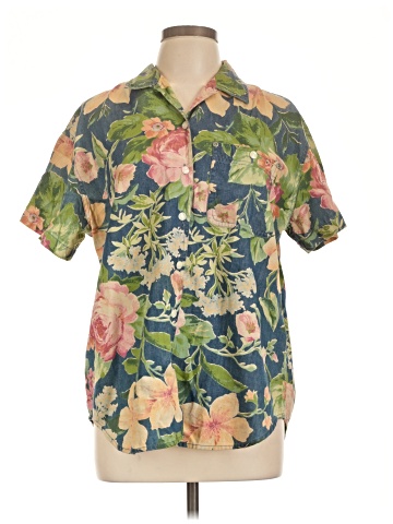 Lizwear by Liz Claiborne Short Sleeve Blouse (view 1)