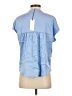 Maison d' Amelie Blue Short Sleeve Blouse Size S - photo 2