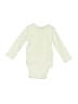 Old Navy Solid Ivory Long Sleeve Onesie Size 6-12 mo - photo 2