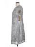 Assorted Brands Paisley Silver Cocktail Dress Size 12 - photo 5
