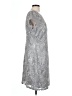 Assorted Brands Paisley Silver Cocktail Dress Size 12 - photo 4