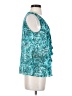 Talbots Teal Sleeveless Blouse Size 8 - photo 4