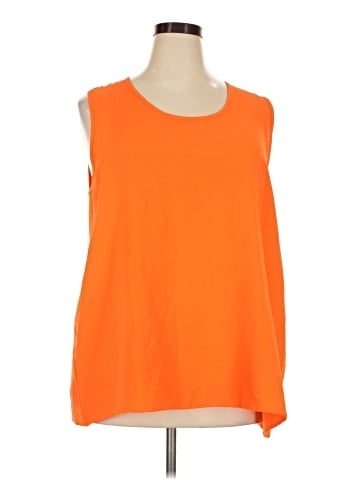 Cotton Bleu Sleeveless Top (view 1)