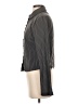 Shein Stripes Gray Long Sleeve Blouse Size 4 - photo 5