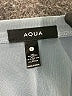 Aqua Solid Gray Casual Dress Size L - photo 7