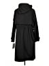 DKNY 100% Polyester Black Trenchcoat Size L - photo 2