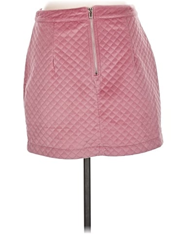 Alya Faux Leather Skirt (view 2)