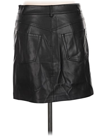 MNG Faux Leather Skirt (view 2)
