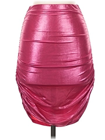 Finesse Faux Leather Skirt (view 1)