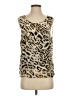 Chaus Tan Sleeveless Top Size S - photo 1