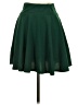 Unbranded Solid Green Casual Skirt Size S - photo 1