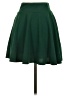 Unbranded Solid Green Casual Skirt Size S - photo 2