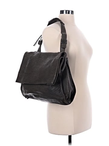 Calvin Klein Leather Messenger (view 2)
