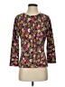 Talbots Floral Brown Cardigan Size S - photo 1