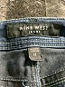 Nine West Solid Blue Denim Shorts Size 12 - photo 3