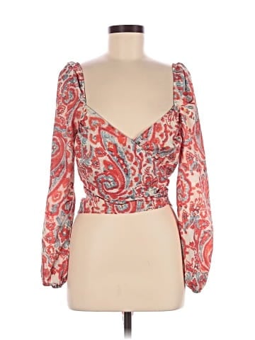 Pookie & Sebastian 3/4 Sleeve Blouse (view 1)