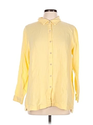 J.Jill 3/4 Sleeve Button-Down Shirt (view 1)