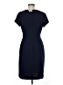 Connected Apparel Solid Blue Casual Dress Size 6 - photo 2