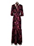 BCBGMAXAZRIA Floral Red Black Cocktail Dress Size 4 - photo 2
