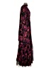 BCBGMAXAZRIA Floral Red Black Cocktail Dress Size 4 - photo 4