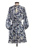 Max Studio 100% Polyester Paisley Blue Casual Dress Size S - photo 2