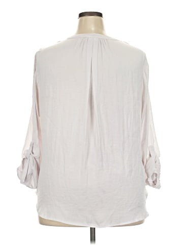 Simply Vera Vera Wang 3/4 Sleeve Blouse (view 2)