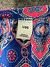 Old Navy 100% Polyester Blue 3/4 Sleeve Blouse Size L - photo 4
