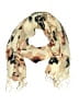 Unbranded Floral Ivory Scarf One size - photo 1