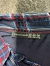 Atmosphere Plaid Blue Long Sleeve Button-Down Shirt Size 12 - photo 7