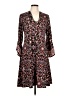 Max Studio Paisley Black Casual Dress Size L - photo 1