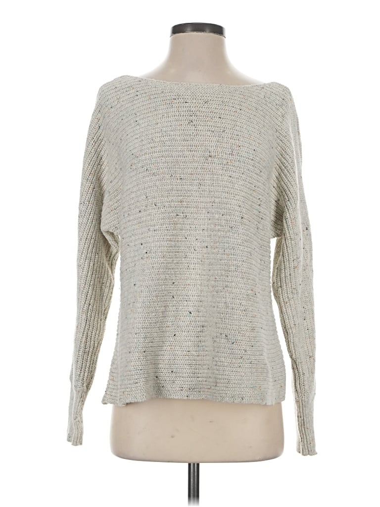 Pre-owned Cabi Pullover Sweater In Silver