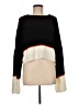 Missguided 100% Acrylic Color Block Black Pullover Sweater Size 8 - photo 1