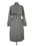 J.Crew Houndstooth Gray Trenchcoat Size 6 - photo 2