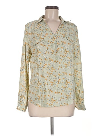 Allegra K Long Sleeve Polo (view 1)