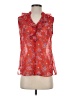 CAbi 100% Polyester Red Sleeveless Blouse Size XS - photo 1