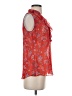 CAbi 100% Polyester Red Sleeveless Blouse Size XS - photo 4