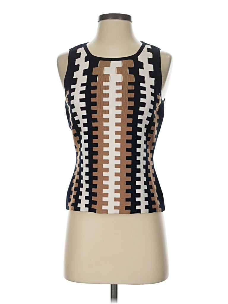 Pre-owned Etcetera Sweater Vest In Brown