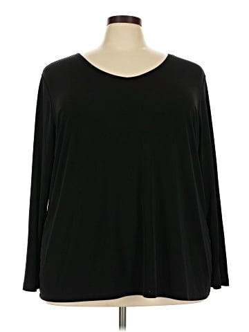 Susan Graver Long Sleeve Top (view 1)