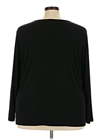 Susan Graver Long Sleeve Top (view 2)