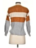 Dress Forum Color Block Gray Pullover Sweater Size S - photo 2
