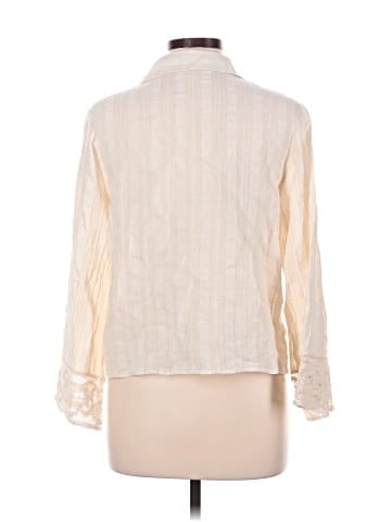 Zara 3/4 Sleeve Button-Down Shirt (view 2)