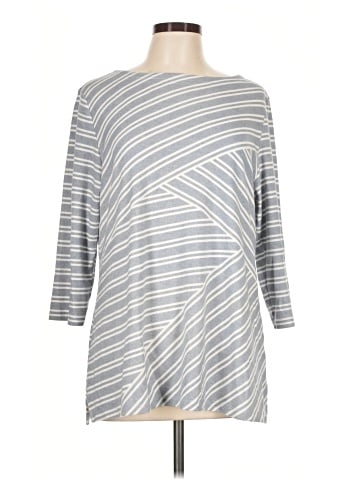 Karen Scott 3/4 Sleeve Top (view 1)