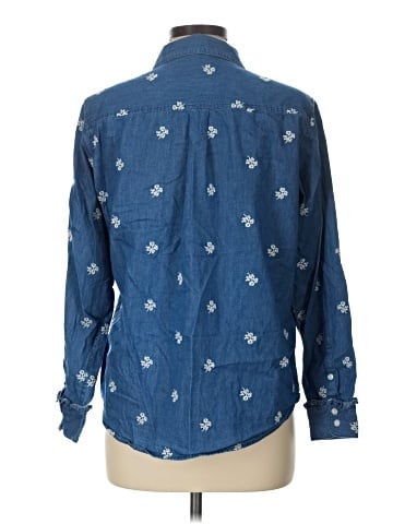 Draper James Long Sleeve Button-Down Shirt (view 2)