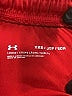 Under Armour 100% Polyester Color Block Red Athletic Shorts Size XS (youth) - photo 3