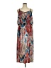 West Loop Paisley Brown Casual Dress Size XL - photo 1