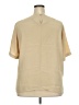 Notations 100% Polyester Tan Short Sleeve Blouse Size 2X - photo 2