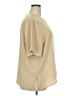 Notations 100% Polyester Tan Short Sleeve Blouse Size 2X - photo 4