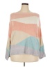 Torrid Color Block Pink Pullover Sweater Size 2X Plus (2) - photo 1