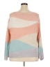 Torrid Color Block Pink Pullover Sweater Size 2X Plus (2) - photo 2