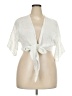 Assorted Brands Ivory White Cardigan Size XXL (estimated) - photo 1